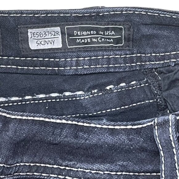 MISS ME Jewel Embellished Skinny Jeans - Size 26 - Picture 13 of 15